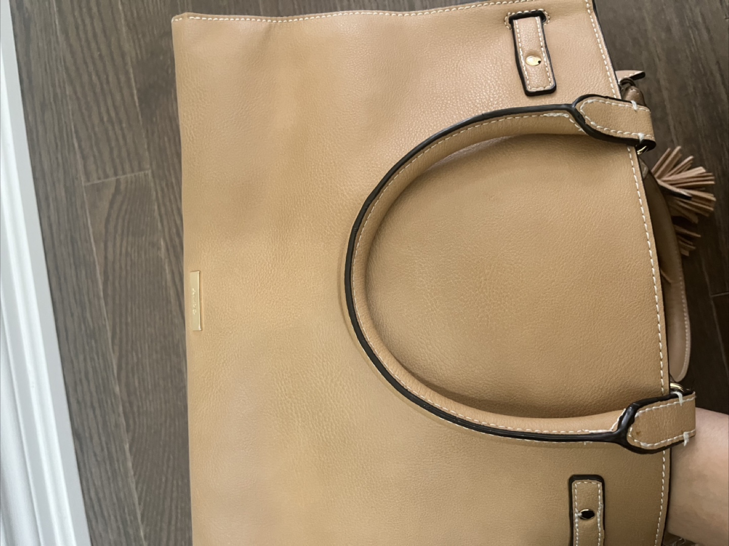 Aldo Tote Bag - Beige and Striped - photo 3