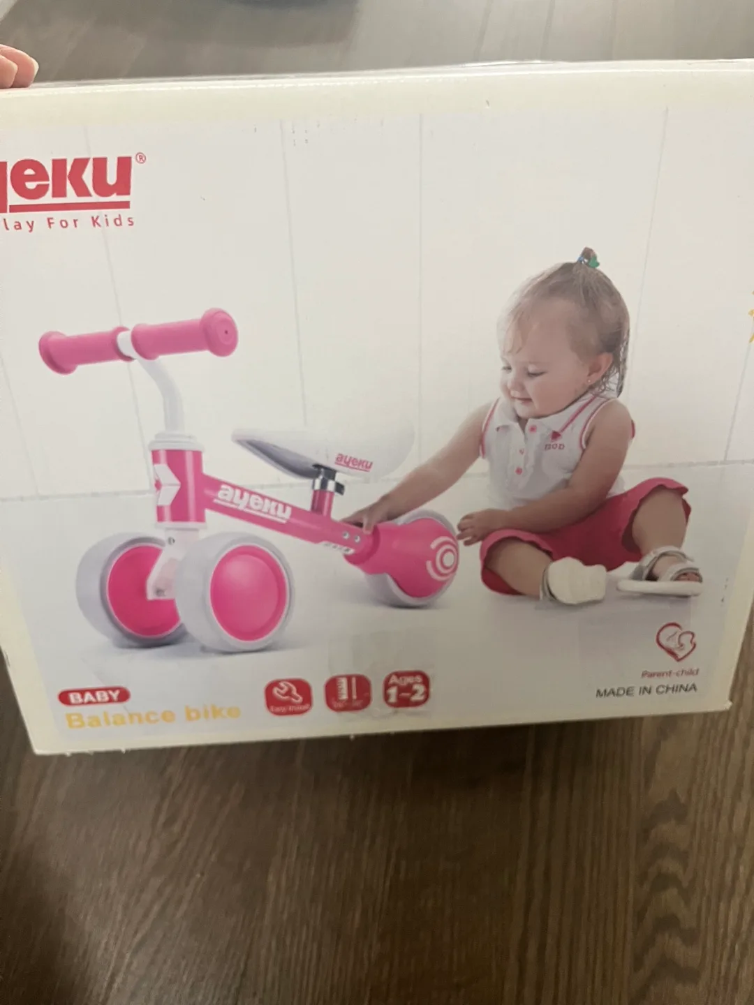 Ayeku Baby Balance Bike - Ages 1-2 - New in Box! thumbnail