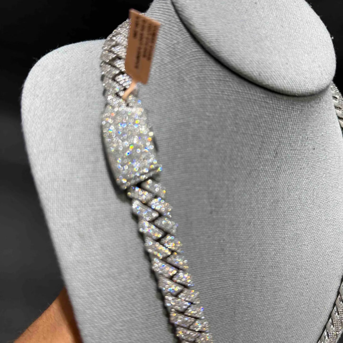 Diamond Cuban Link Chain Necklace image indicator(2)