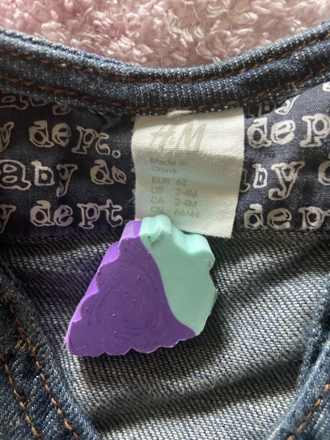 H&M Baby Denim Vest - Size 2-4M - photo 3