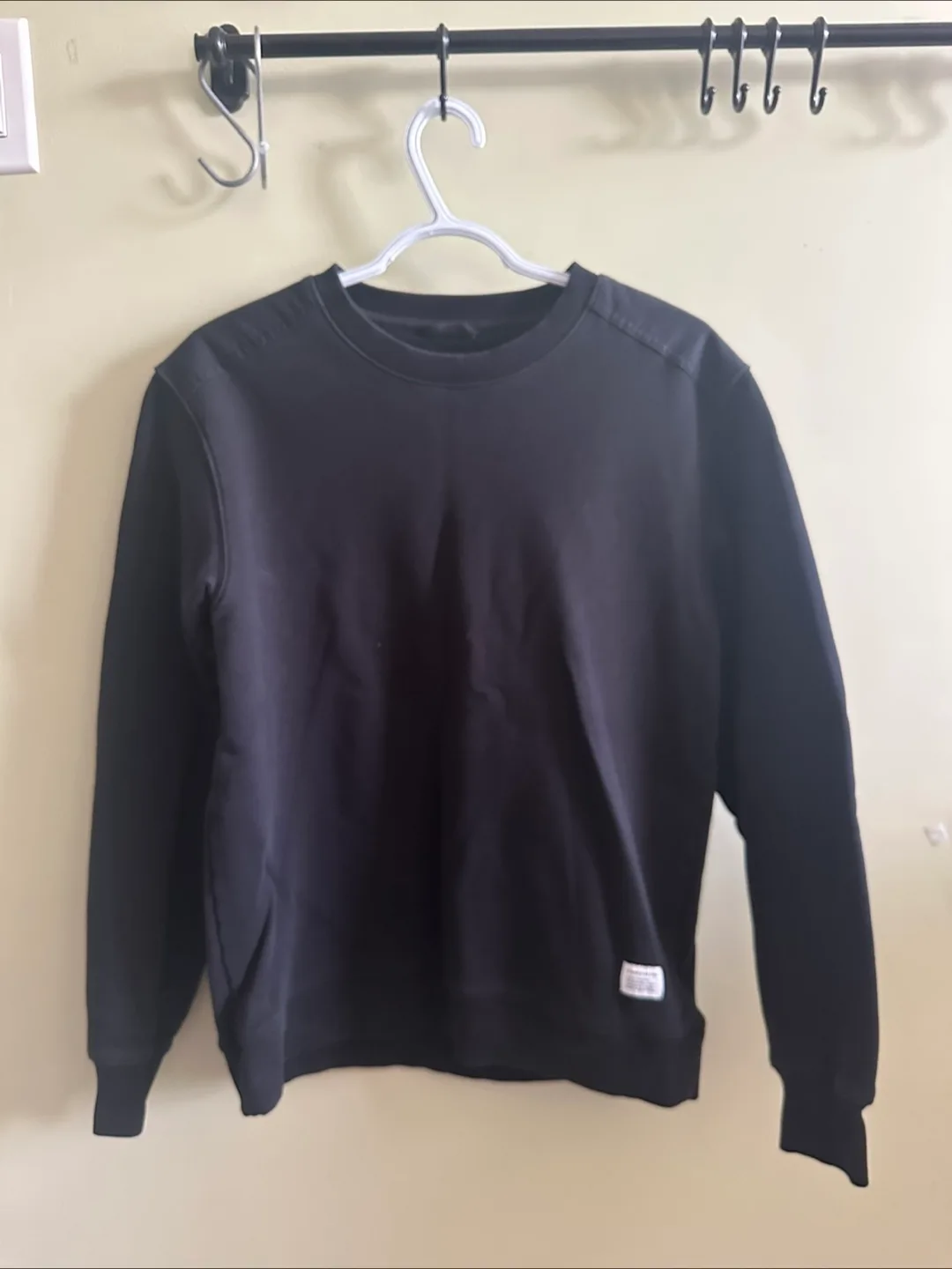 Frank and Oak Mens Black Crewneck thumbnail