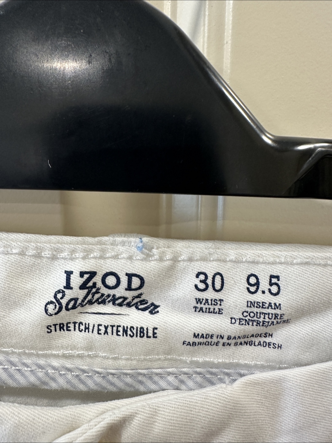 Men’s Summer Shorts Set – IZOD Cotton – 30 Waist – White & Blue - photo 3