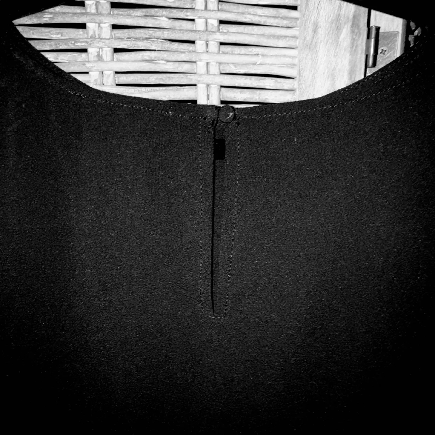 She + Sky Black Ruffle Sleeve Top - Size M image indicator(4)