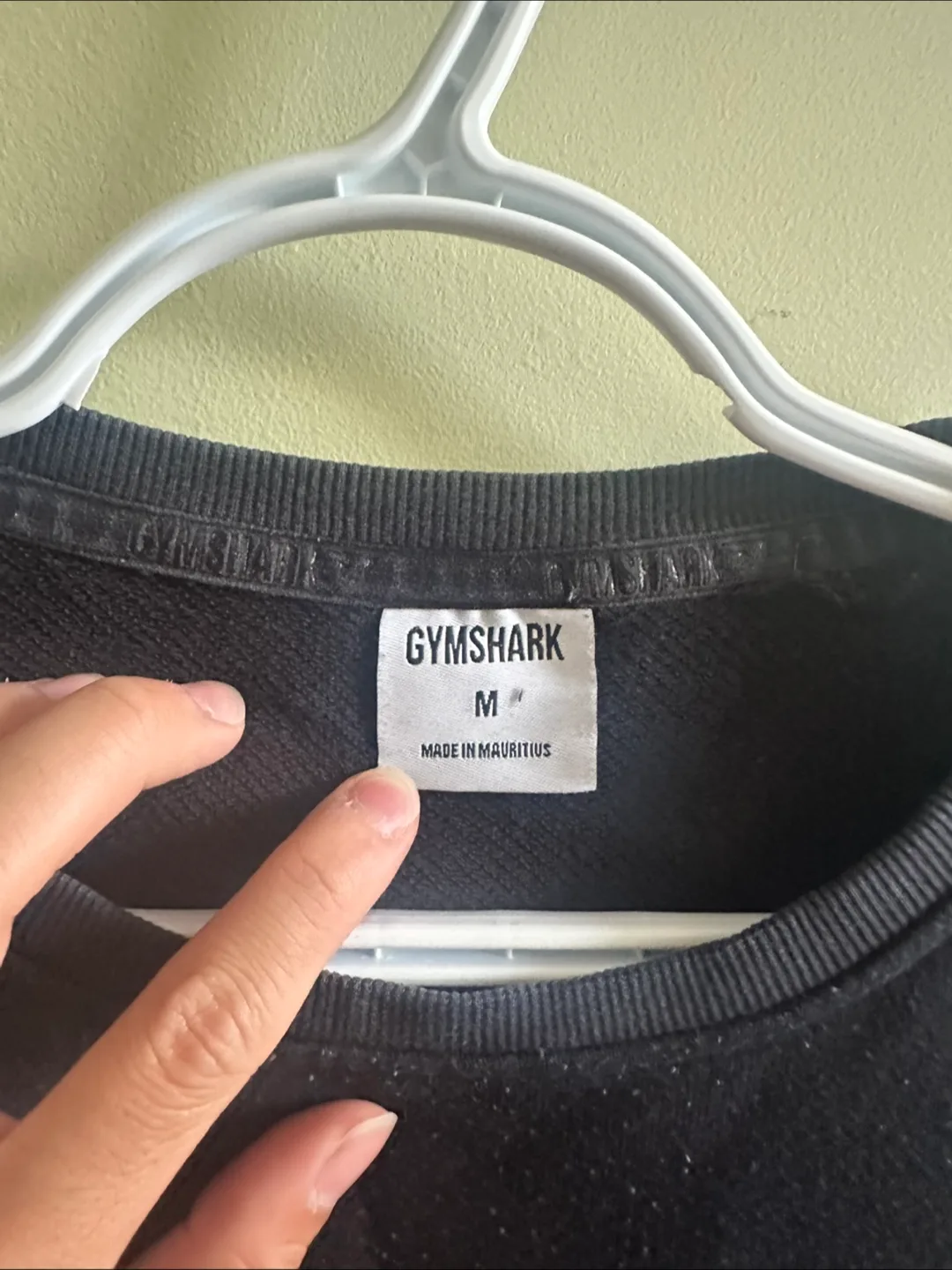 Mens Gymshark Black Long Sleeve Workout Shirt image indicator(2)