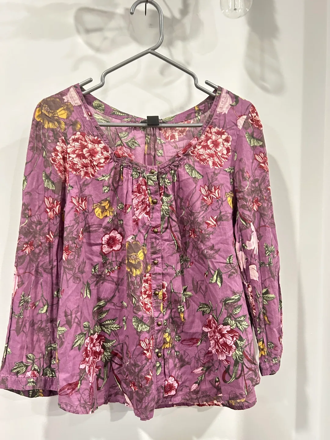 HM Floral Long Sleeve Blouse thumbnail