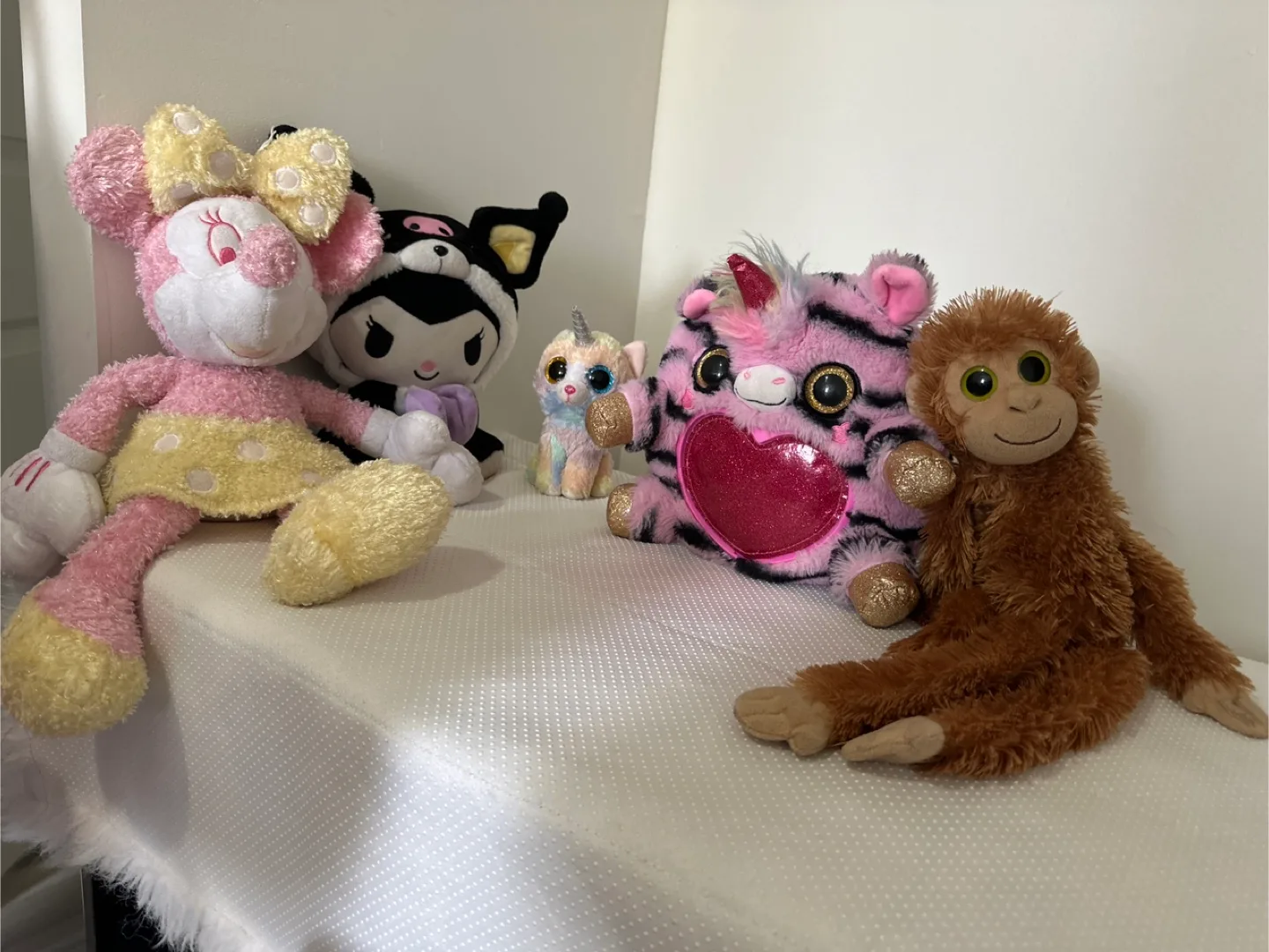 Assorted Plush Toys - Minnie Mouse, Kuromi, Unicorn, Monkey thumbnail