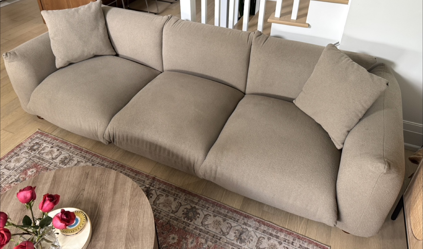 Boucle Sofa - photo 2