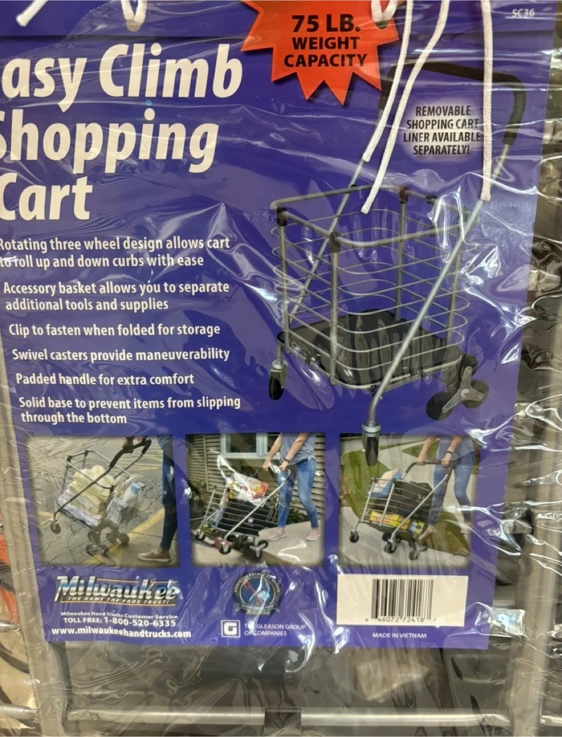 Milwaukee Easy Climb Shopping Cart image indicator(5)