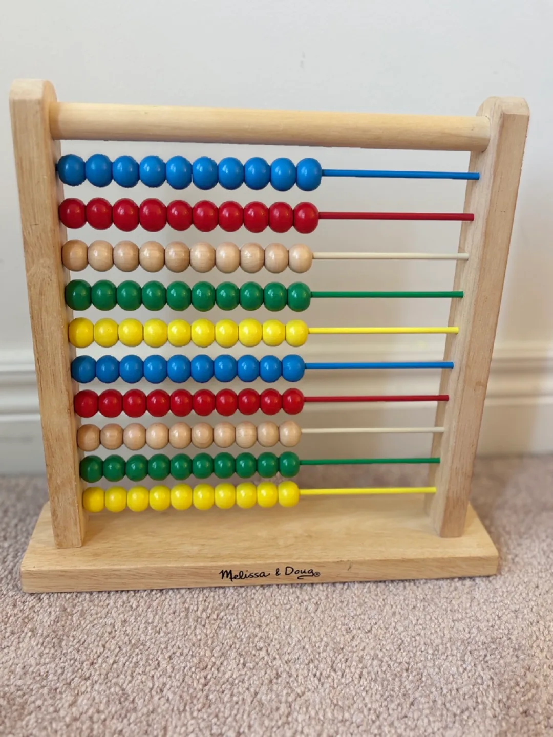Melissa & Doug Abacus Classic Wooden Toy thumbnail