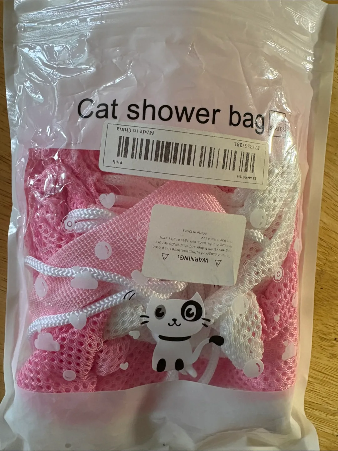 🇨🇦Pink Cat Shower Bag🍁 image indicator(5)
