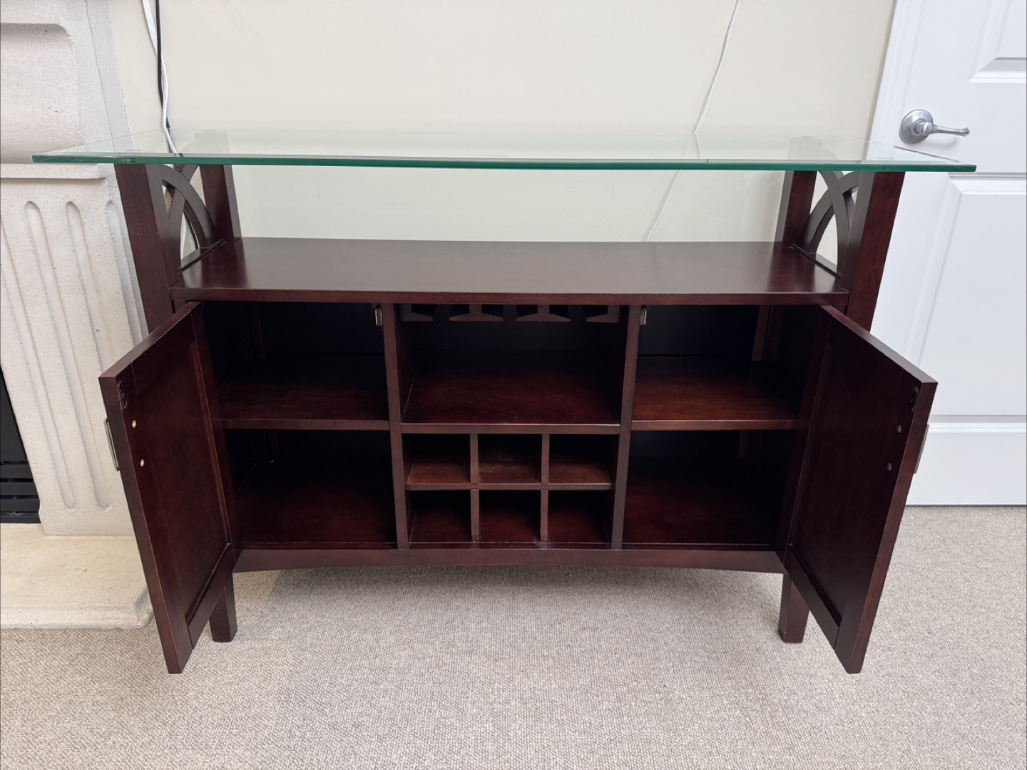 Solid Wood Walnut Console Table - photo 3