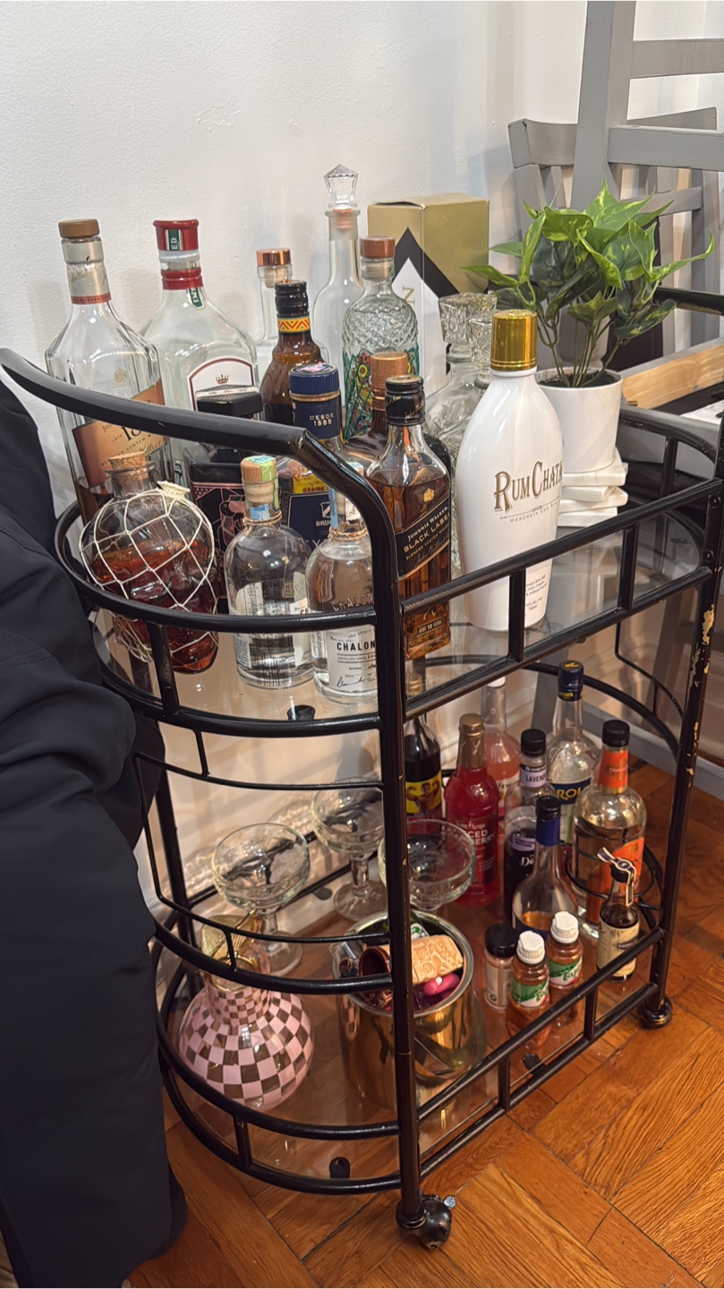 Rolling Bar Cart