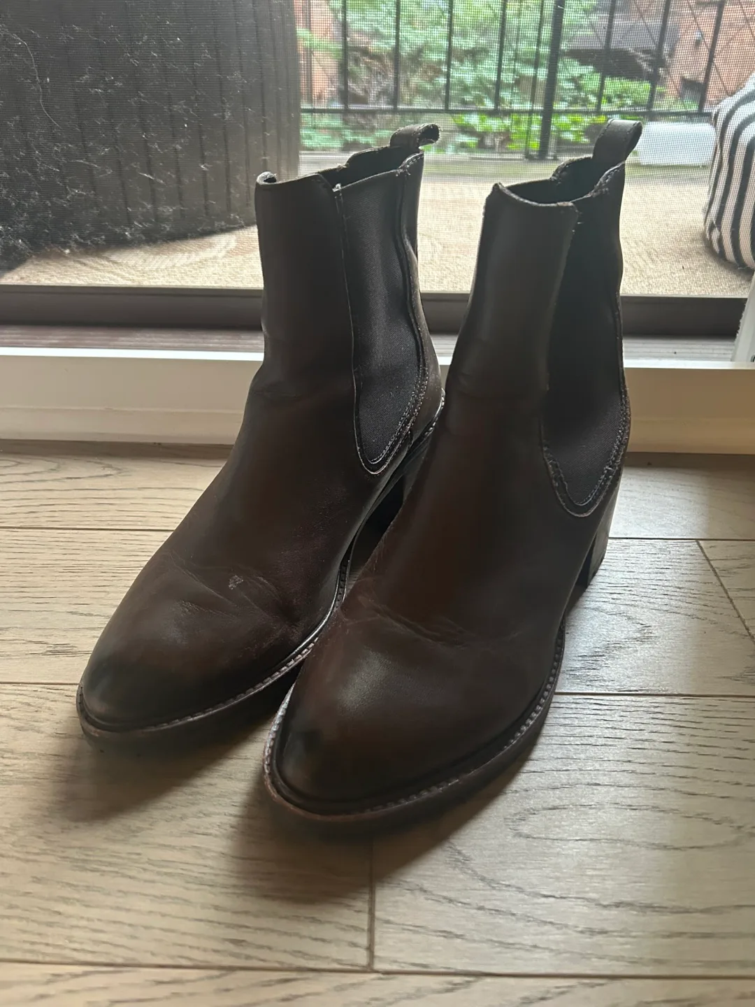 Thursday Boot Co. Brown Leather Chelsea Boots thumbnail