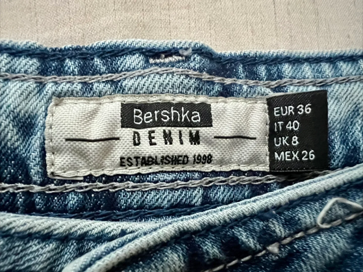 Bershka Denim Shorts - Size 8 image indicator(3)
