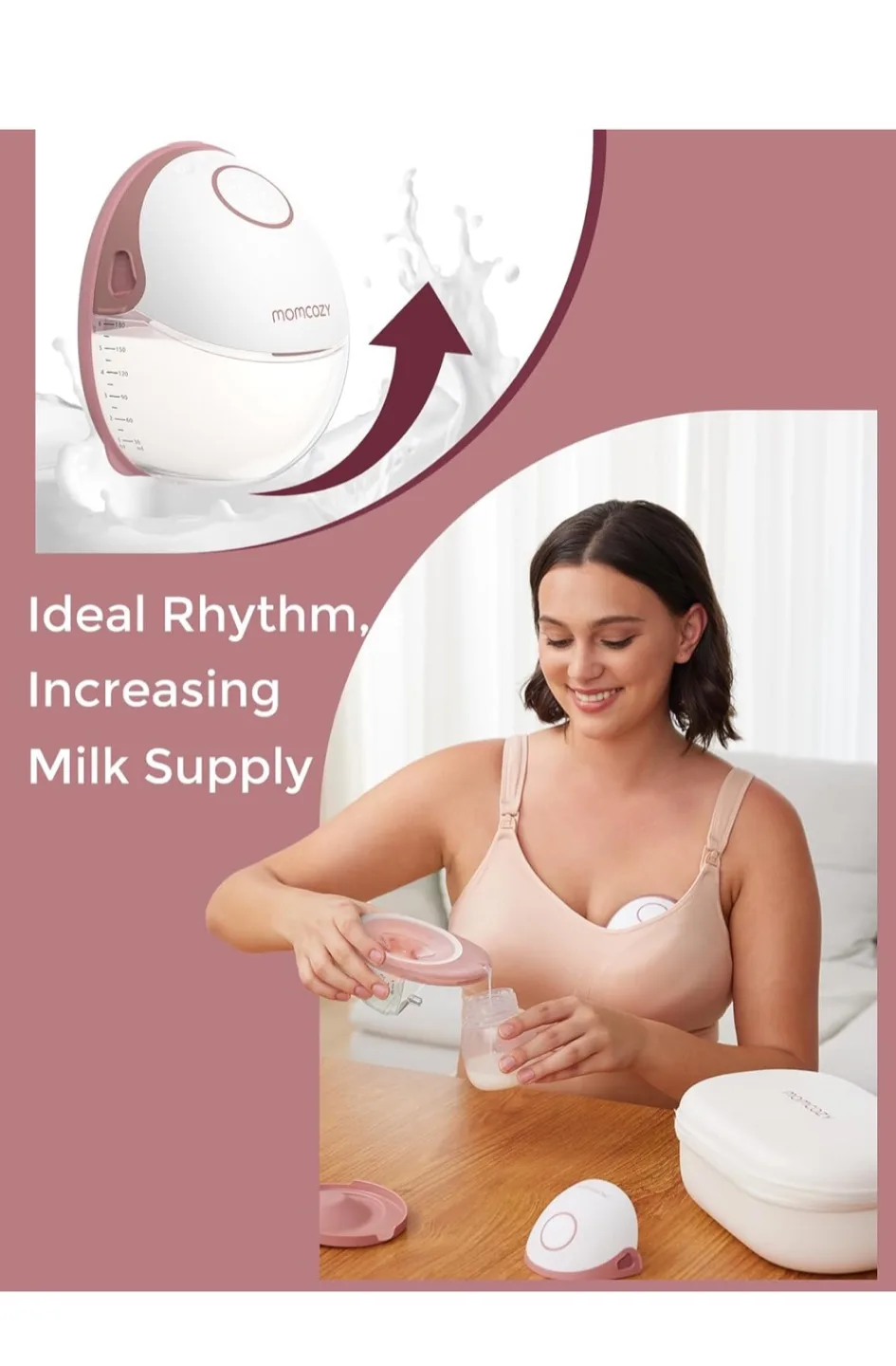 Momcozy Mobile Style Hands-Free Breast Pumps - New image indicator(3)