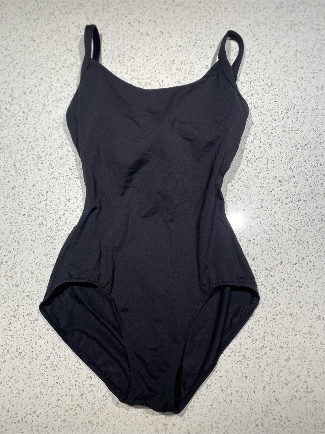 black dance/gymnastics/ballet leotard/swimsuit
