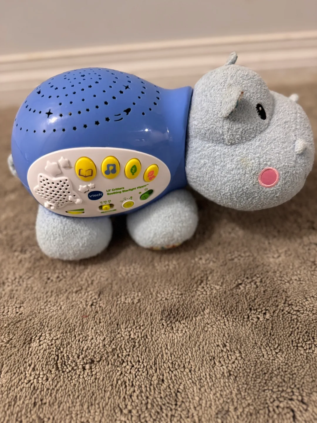 VTech Lil' Critters Soothing Starlight Hippo thumbnail