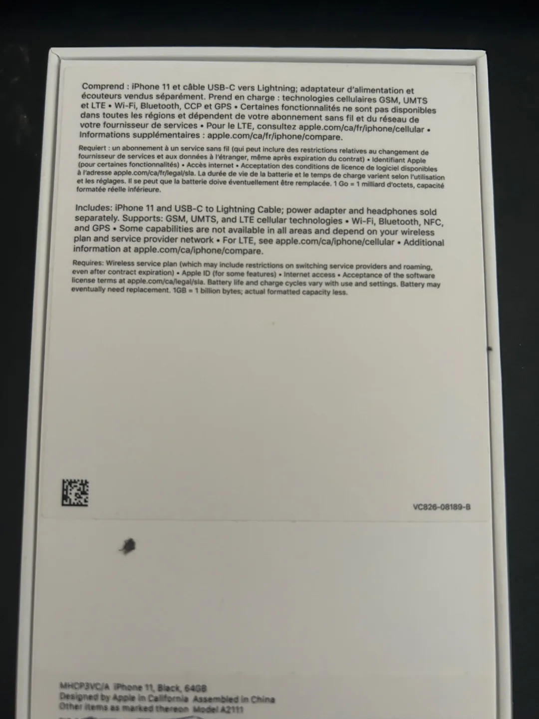 Apple iPhone 11 Empty Gift Box Only image indicator(8)