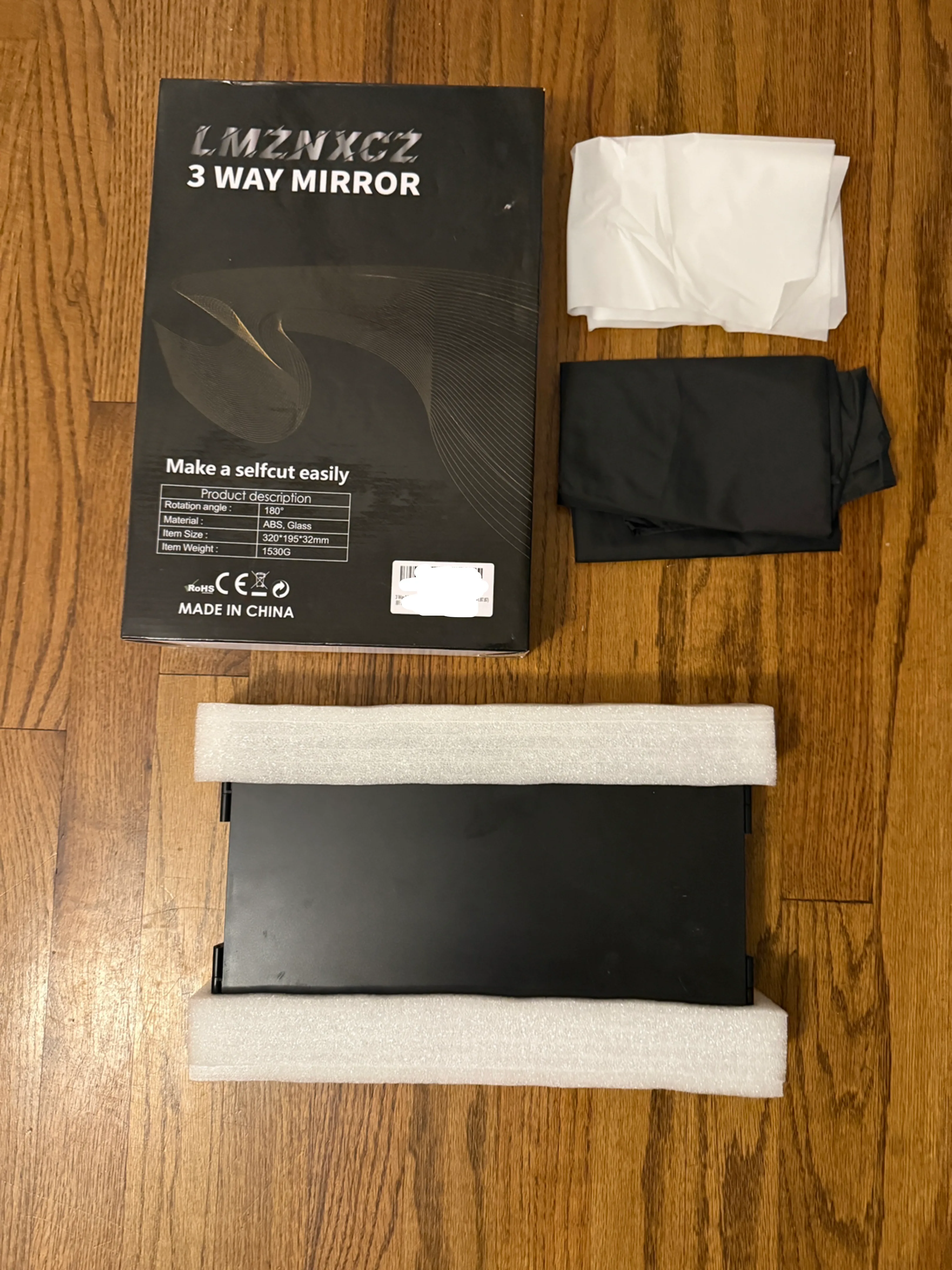 🥕3-Way Mirror for Self Hair Cutting image indicator(2)