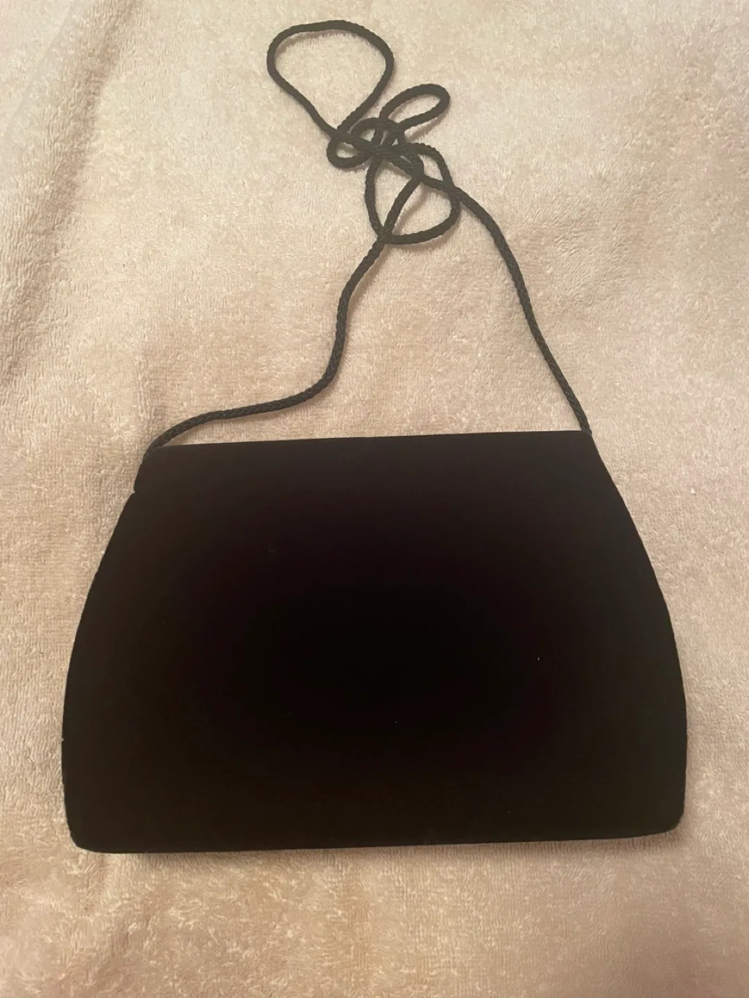 Black Velvet Evening Clutch Purse image indicator(2)
