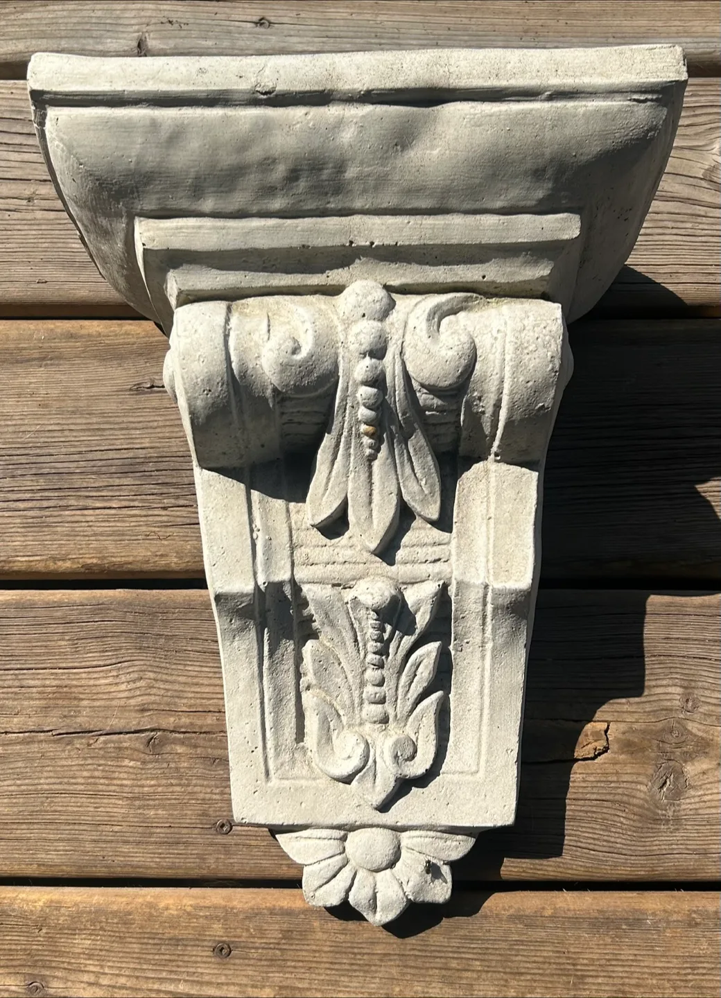 Decorative Concrete garden planter sconce thumbnail
