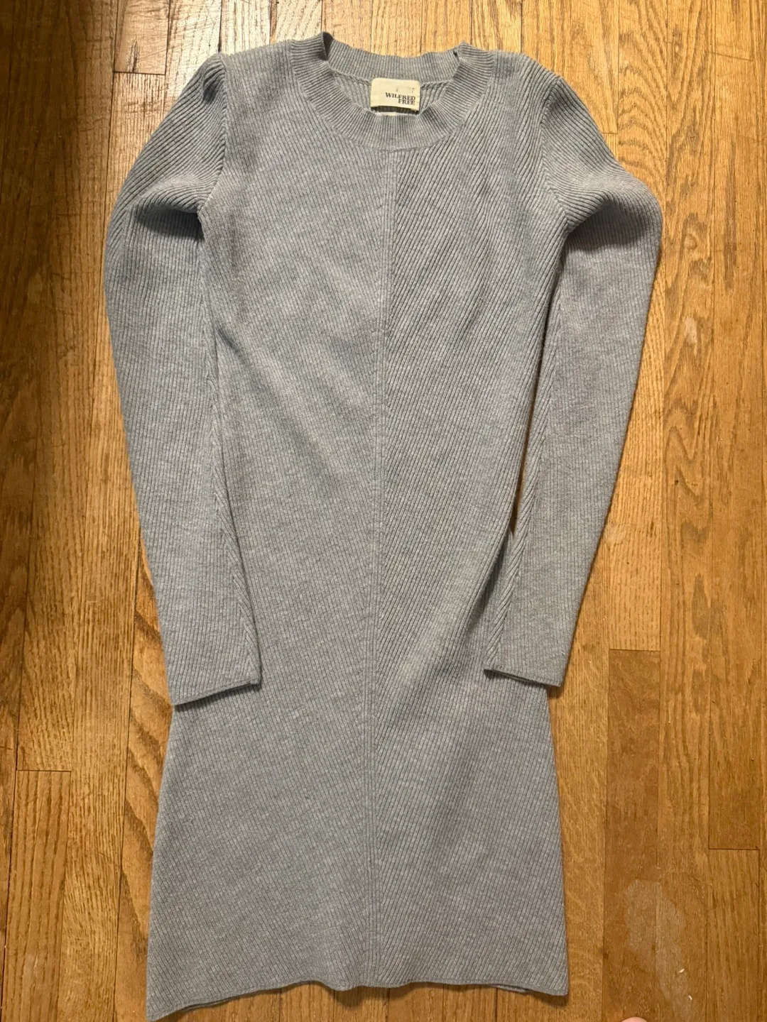 Wilfred Free Grey Sweater Dress xs thumbnail