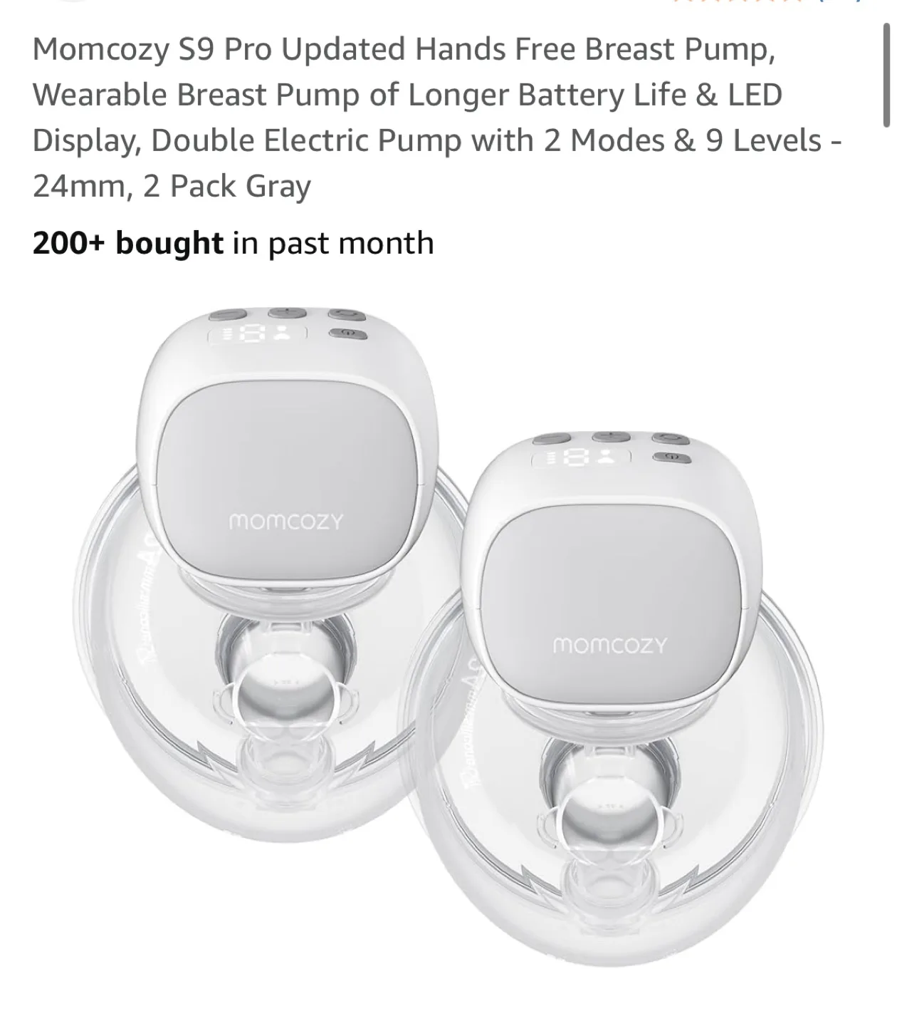 Momcozy S9 Pro Hands-Free Breast Pump (2 Pack) image indicator(4)