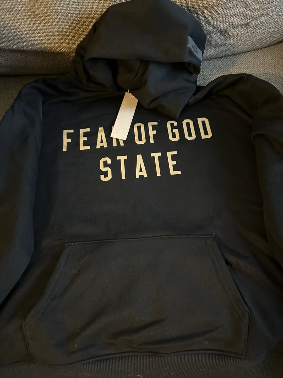 Fear of God Essentials Black Hoodie image indicator(2)
