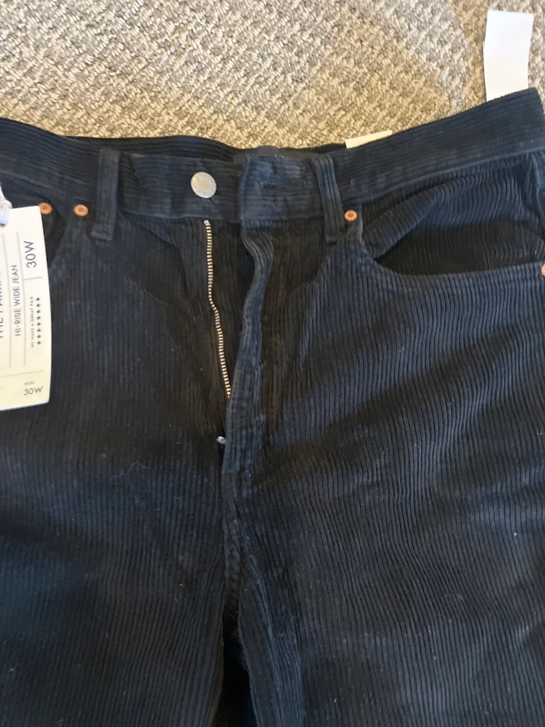 The Farrah Hi-Rise Wide Jean - Size 30W thumbnail
