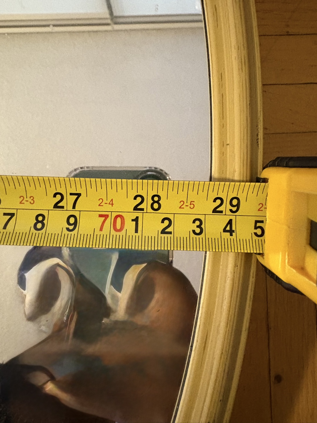 Round Mirror - 28 inch - photo 3