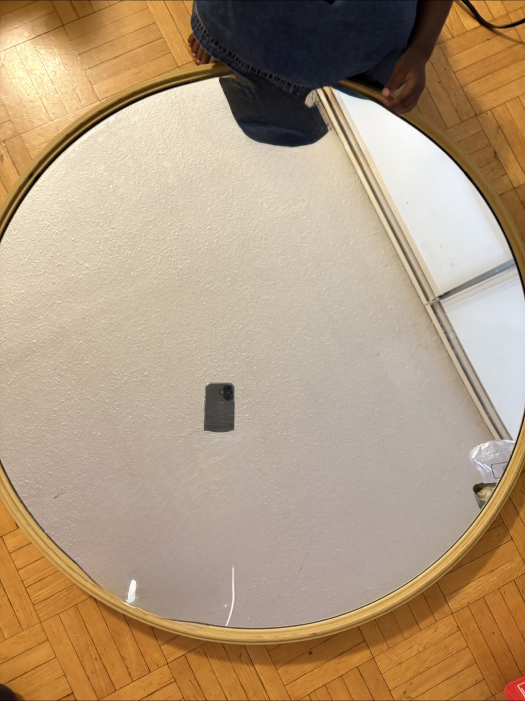 Round Mirror - 28 inch - photo 2