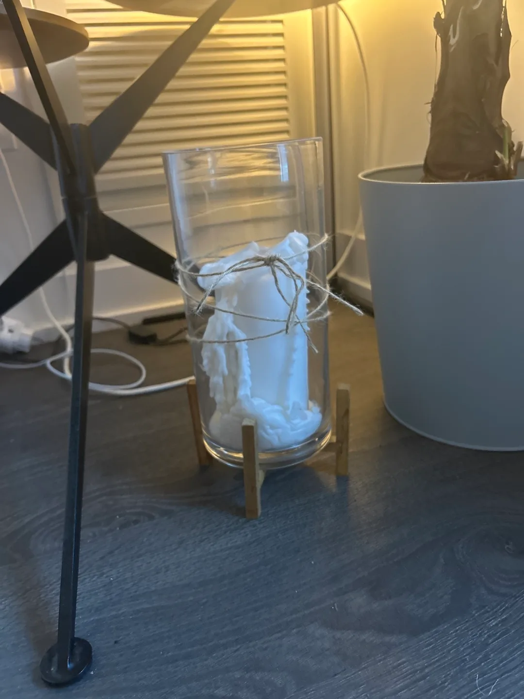 Decorative Candle in Glass Holder thumbnail