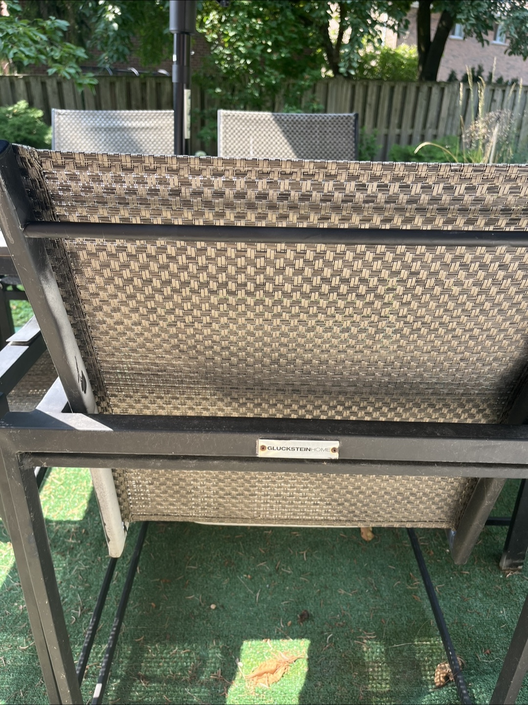 GlucksteinHome Patio Dining Set with Umbrella - photo 4