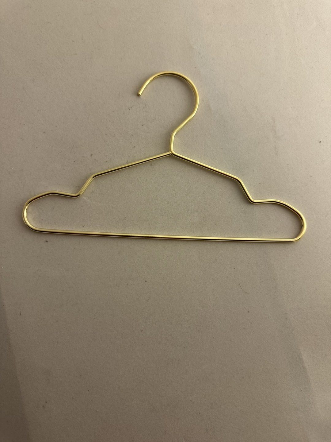 Mini hangers for baby, pet or doll clothing