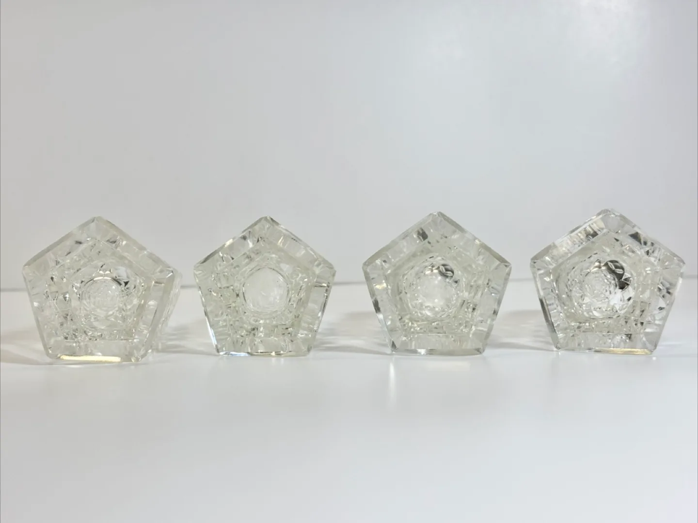 Crystal Salt and Pepper Shakers Vintage image indicator(4)