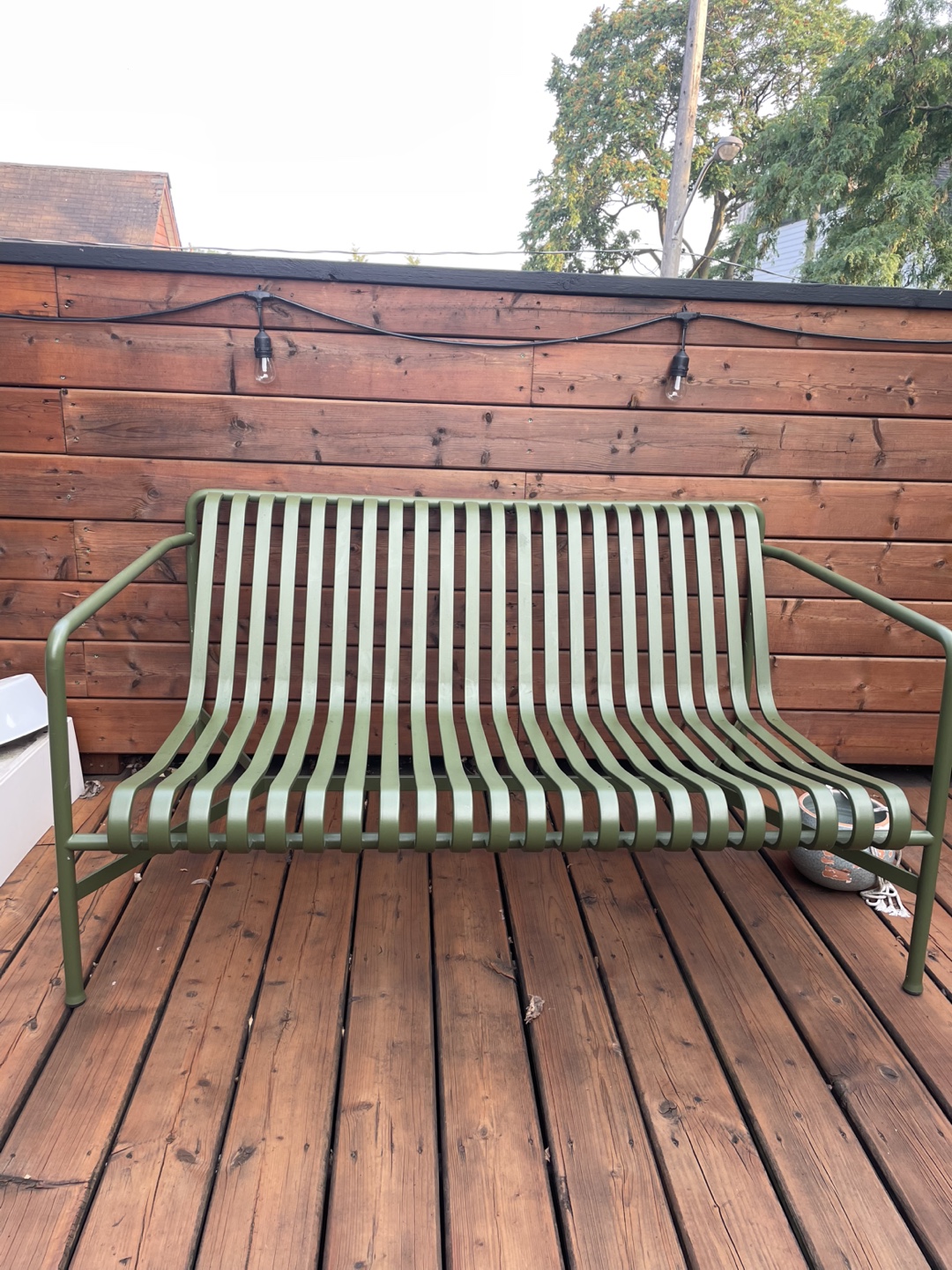 HAY Palissade Bench - Olive Green - photo 3