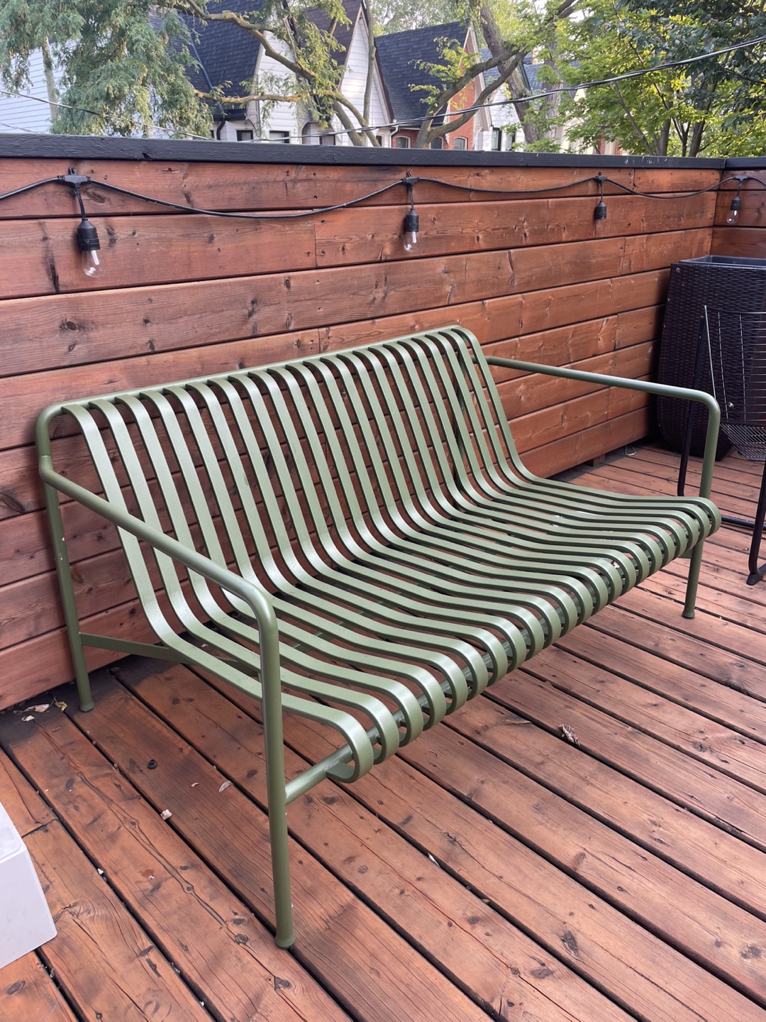 HAY Palissade Bench - Olive Green - photo 2