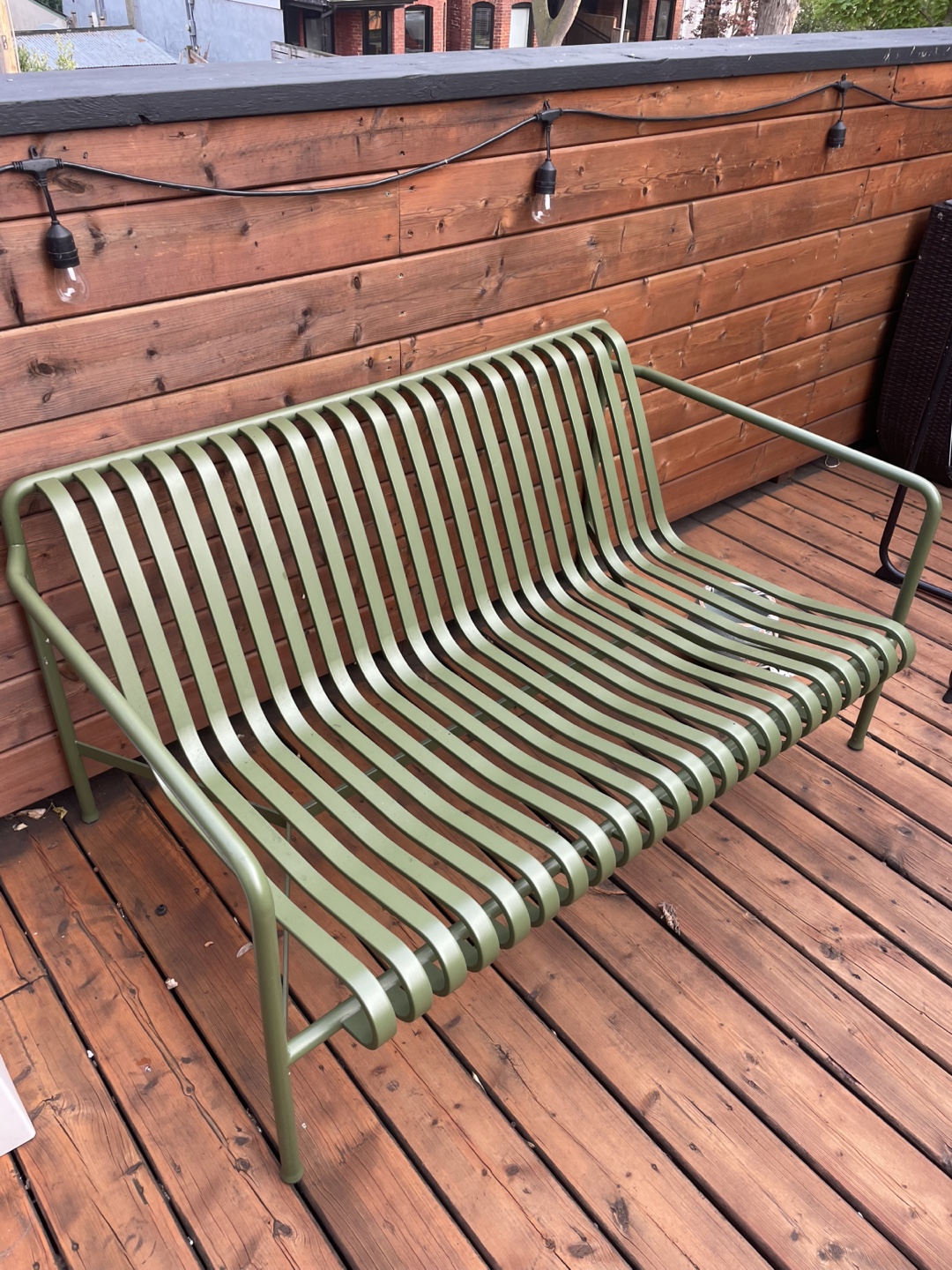 HAY Palissade Bench - Olive Green