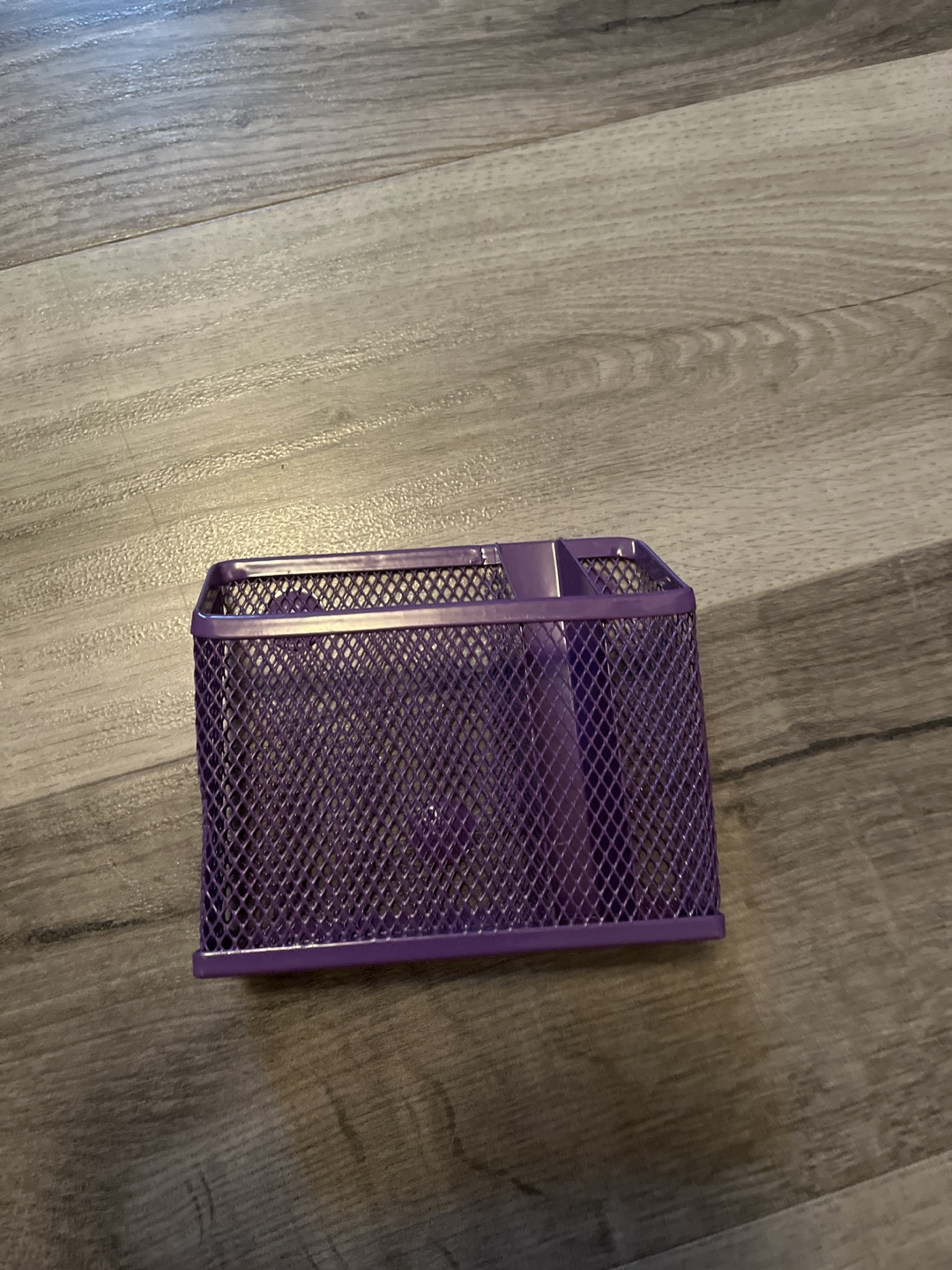 Purple Metal Desk Organizer - photo 2