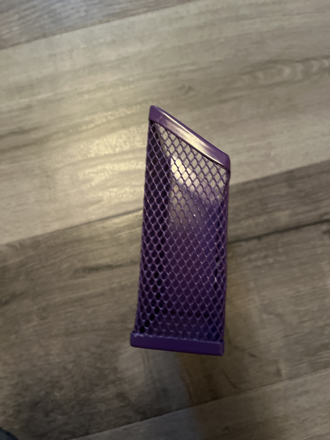 Purple Metal Desk Organizer - photo 3
