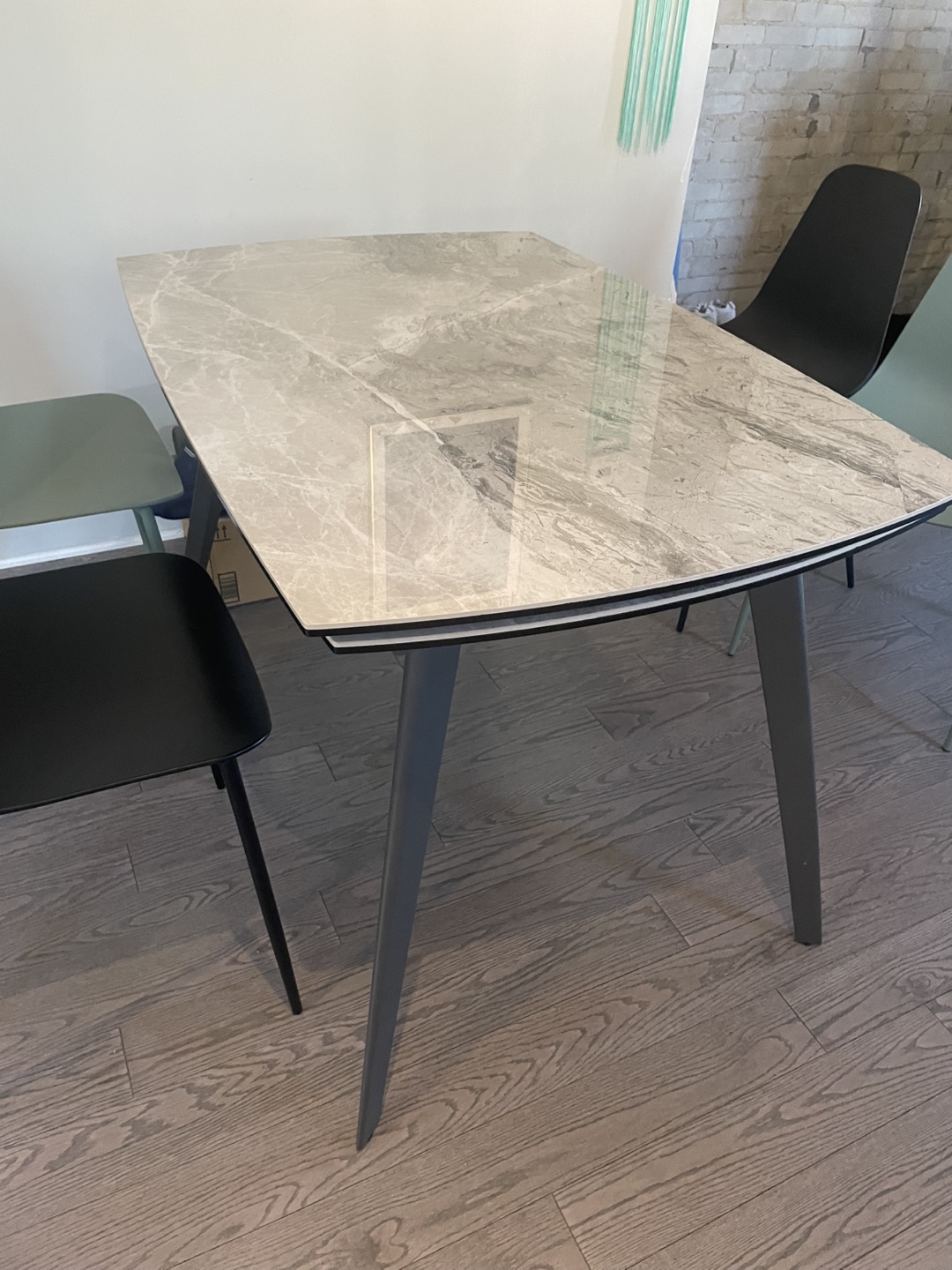 Marble Top Dining Table
