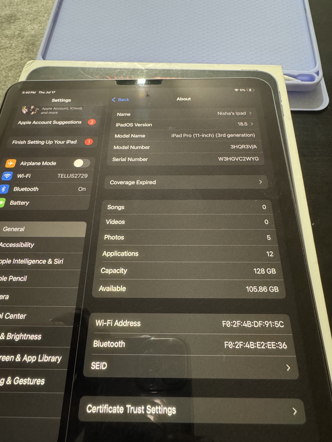 iPad Pro 11-inch (3rd gen) 128GB + Keyboard - photo 5