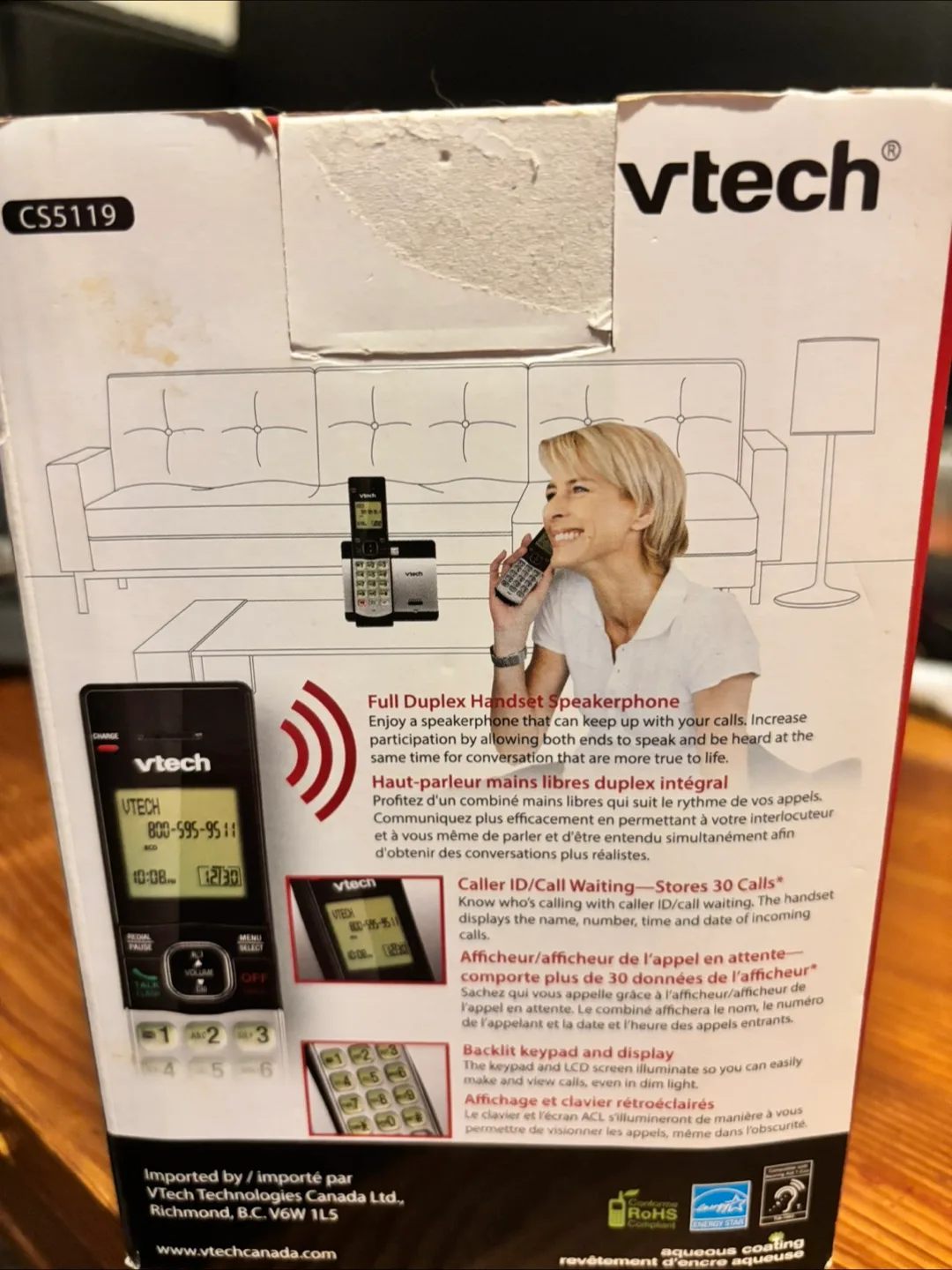 VTech CS5119 Cordless Phone System - Like New! image indicator(3)