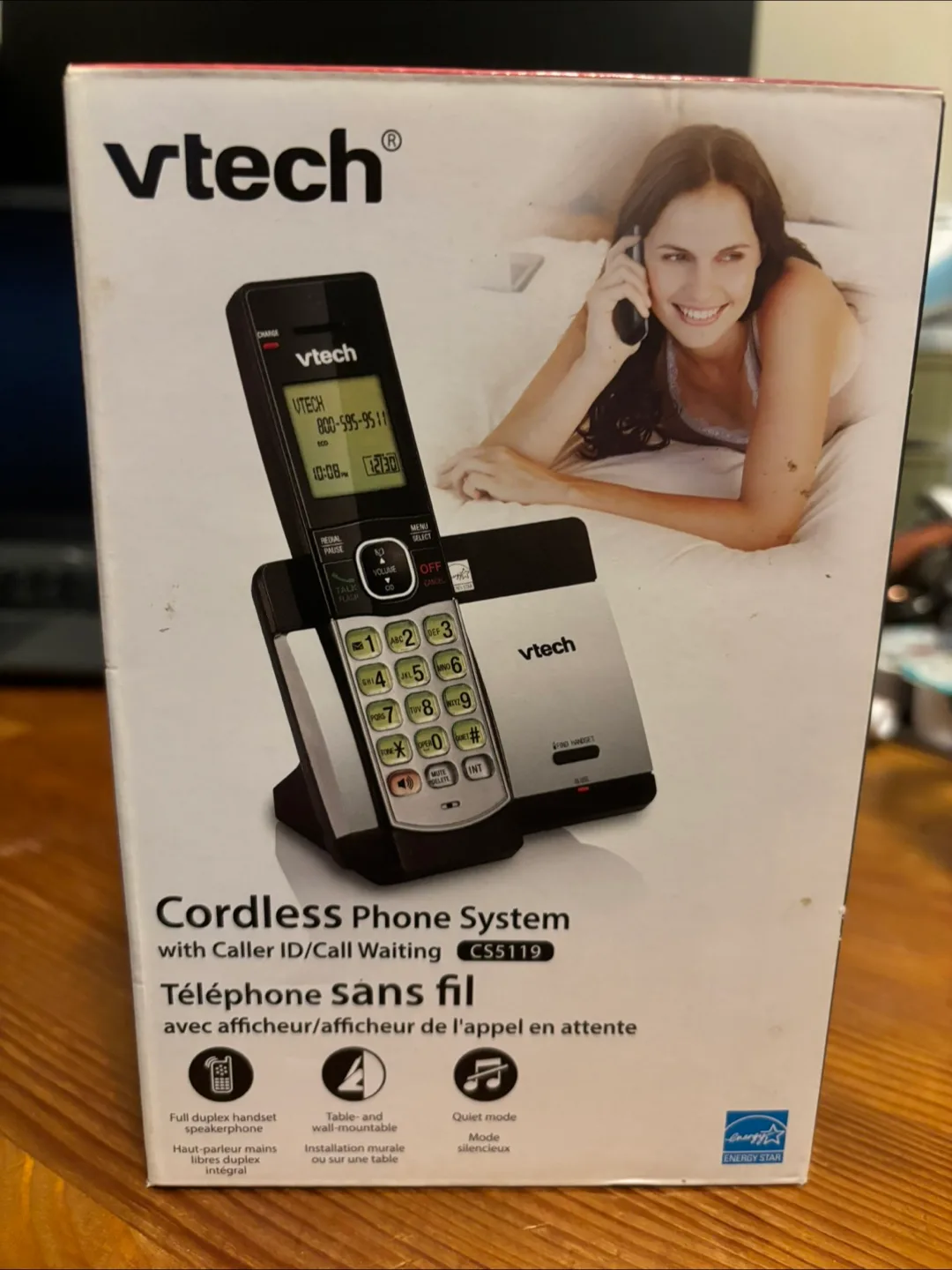 VTech CS5119 Cordless Phone System - Like New! thumbnail