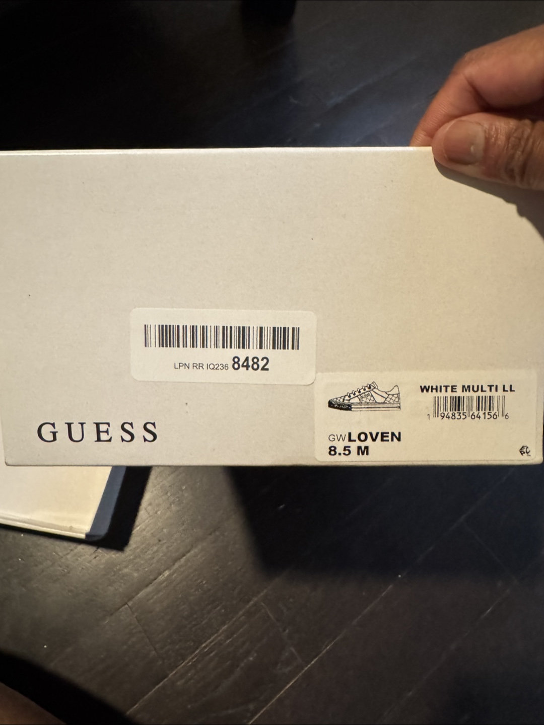 Guess Lowen White Sneakers - Size 8.5 - photo 2