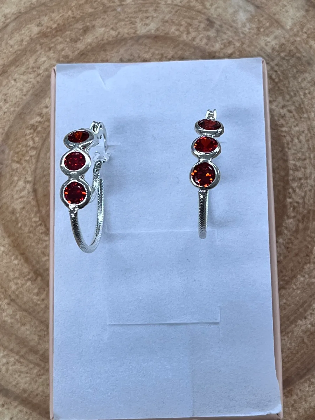 Joyeria La Guerrerense Silver9.25  Hoop Earrings image indicator(3)