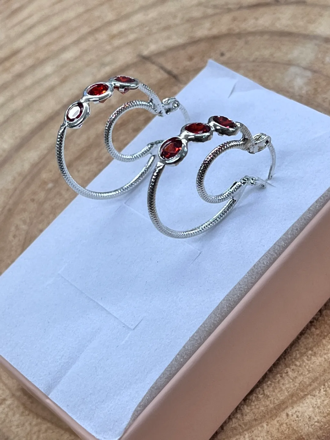 Joyeria La Guerrerense Silver9.25  Hoop Earrings image indicator(4)