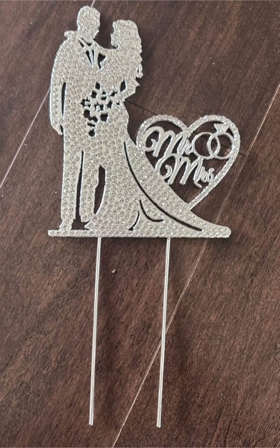 Mr. & Mrs. Wedding Cake Topper