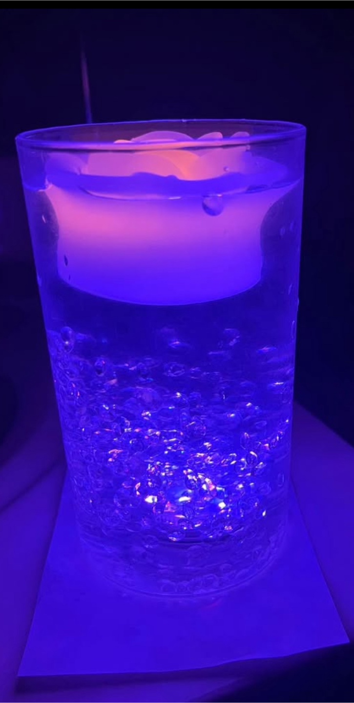 LED Flameless Floating Flowers (2-pack)