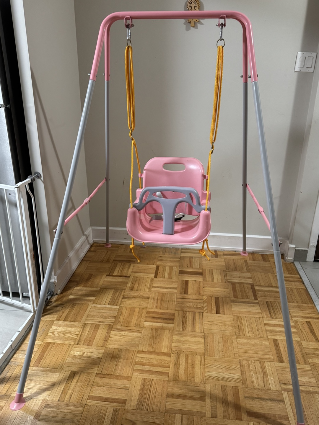 Pink Baby Swing Set